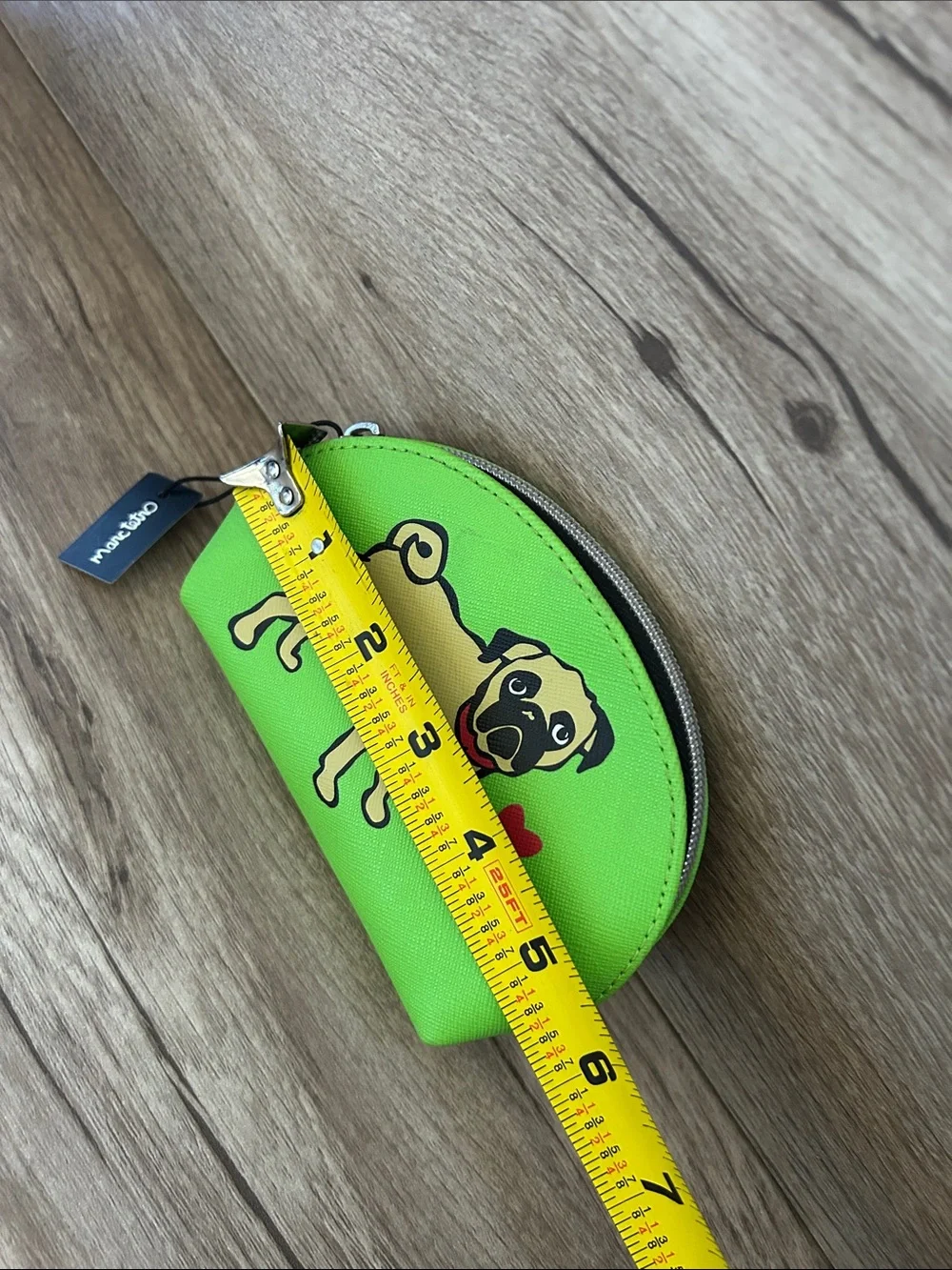 My Pug Lime Green Pouch